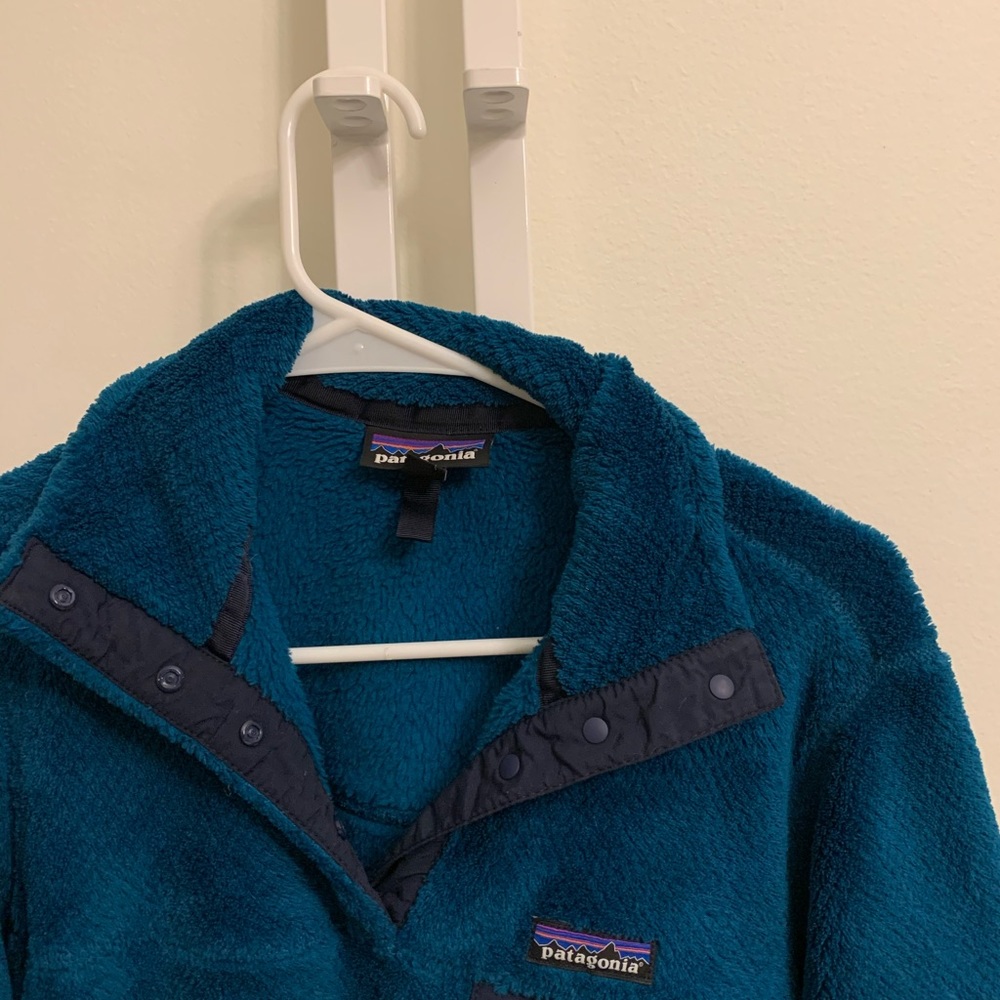 Turquoise Patagonia Pullover